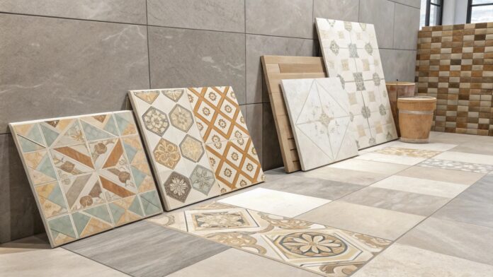 Керамическая плитка и керамогранит для ванной комнаты: идеи дизайна и укладки