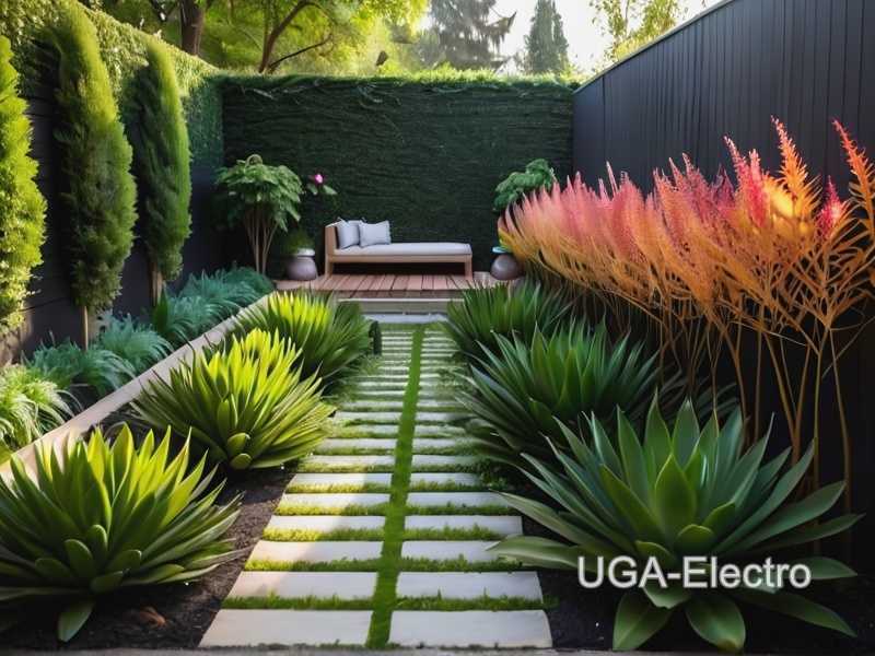 Цвет листвы как элемент контраста