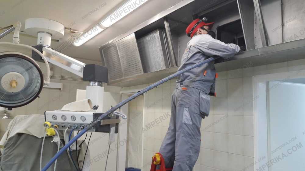 Профессиональная очистка и обслуживание вентиляционных систем